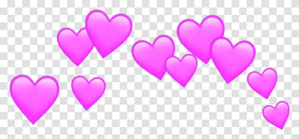 Emoji Crown Corona Heart Violet Violeta Purpura Purple Heart Crown Edit