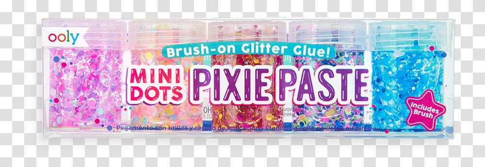 001 Pixie Paste Glitter Glue Ooly, Food, Candy, Birthday Party, Crowd Transparent Png