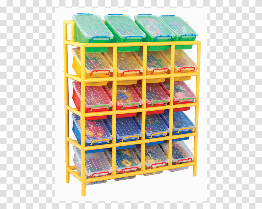 010f B Tilted Storage Bins, Furniture, Shelf, Kindergarten, Bookcase Transparent Png