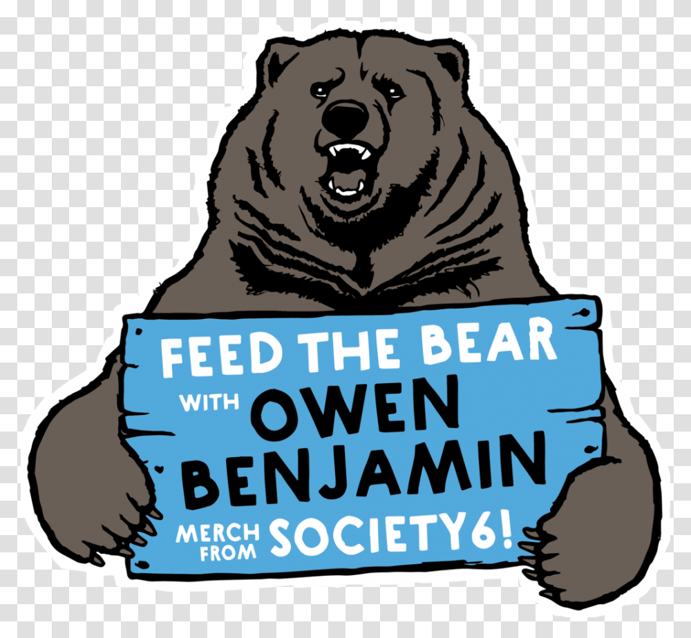 1 01 Owen Benjamin Big Bear, Mammal, Animal, Wildlife, Advertisement Transparent Png