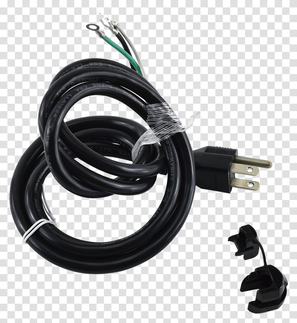 1 Ac Power Cord 6 Usb Cable, Adapter, Plug Transparent Png