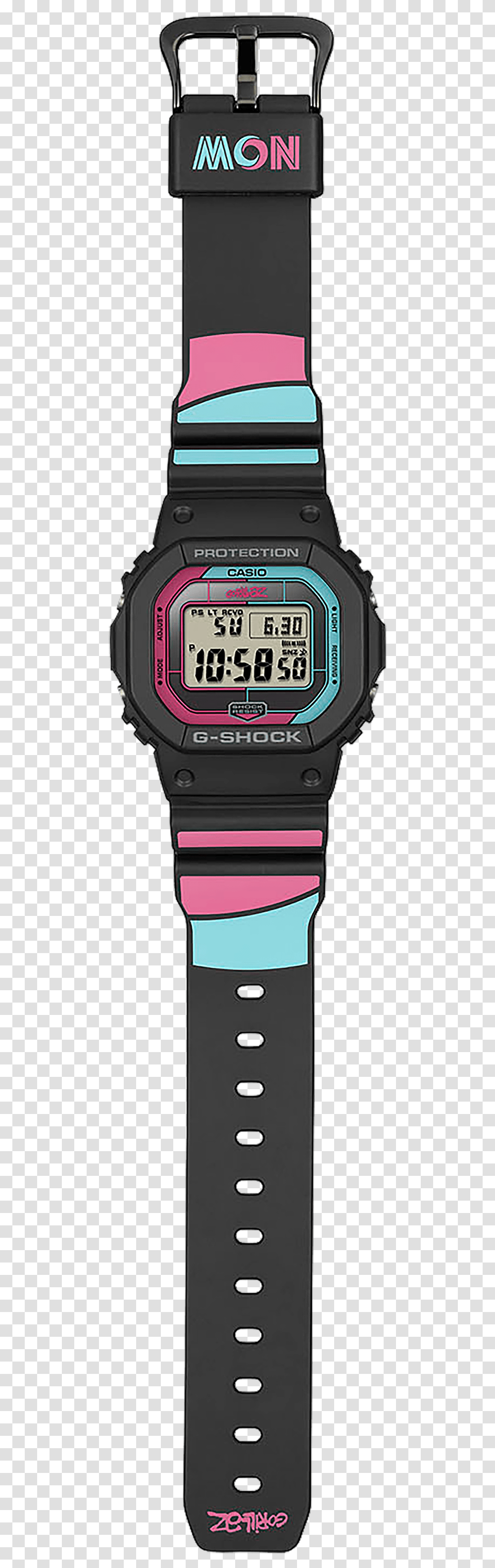 1 Casio G Shock Gorillaz, Digital Watch, Wristwatch, Gas Pump, Machine Transparent Png