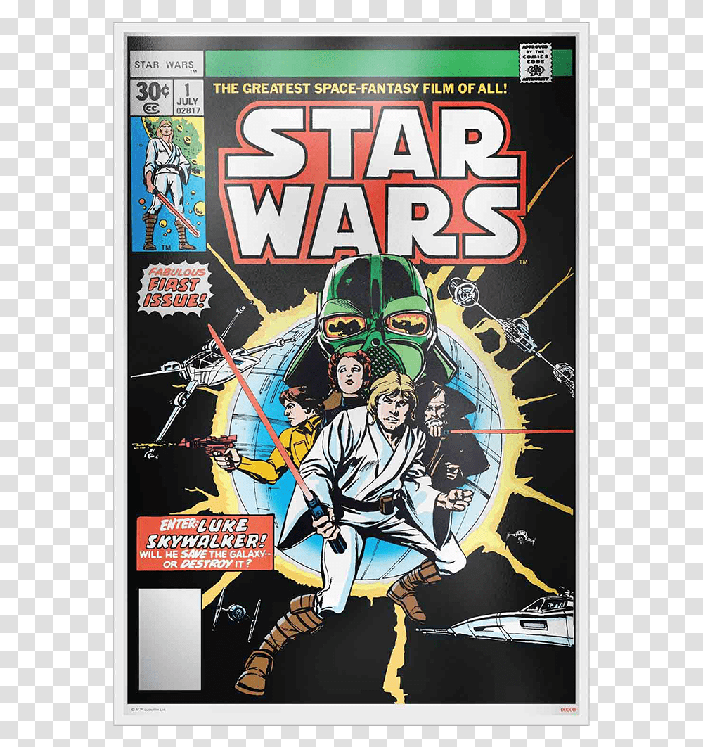 1 Comics Star Wars, Person, Human, Poster, Advertisement Transparent Png