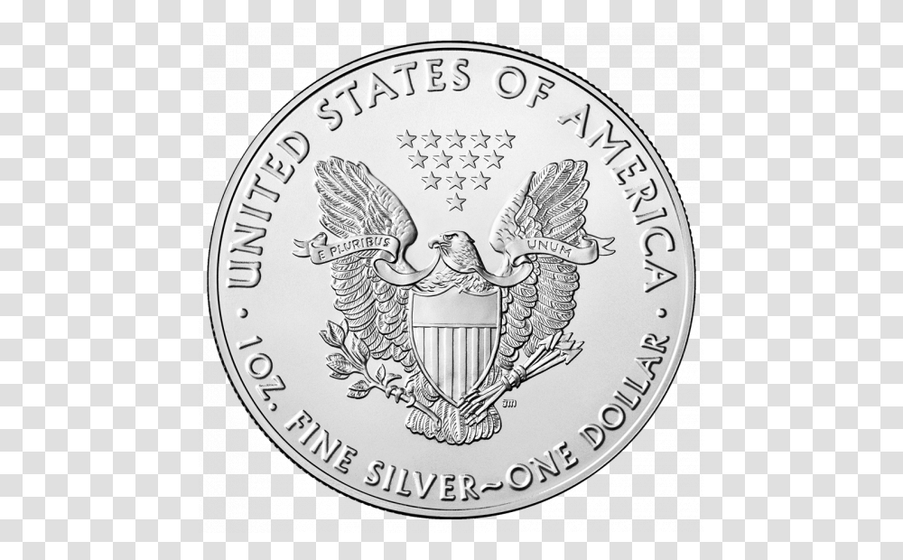 1 Dollar Mnze 1 Unze Silver 2016, Coin, Money, Nickel Transparent Png