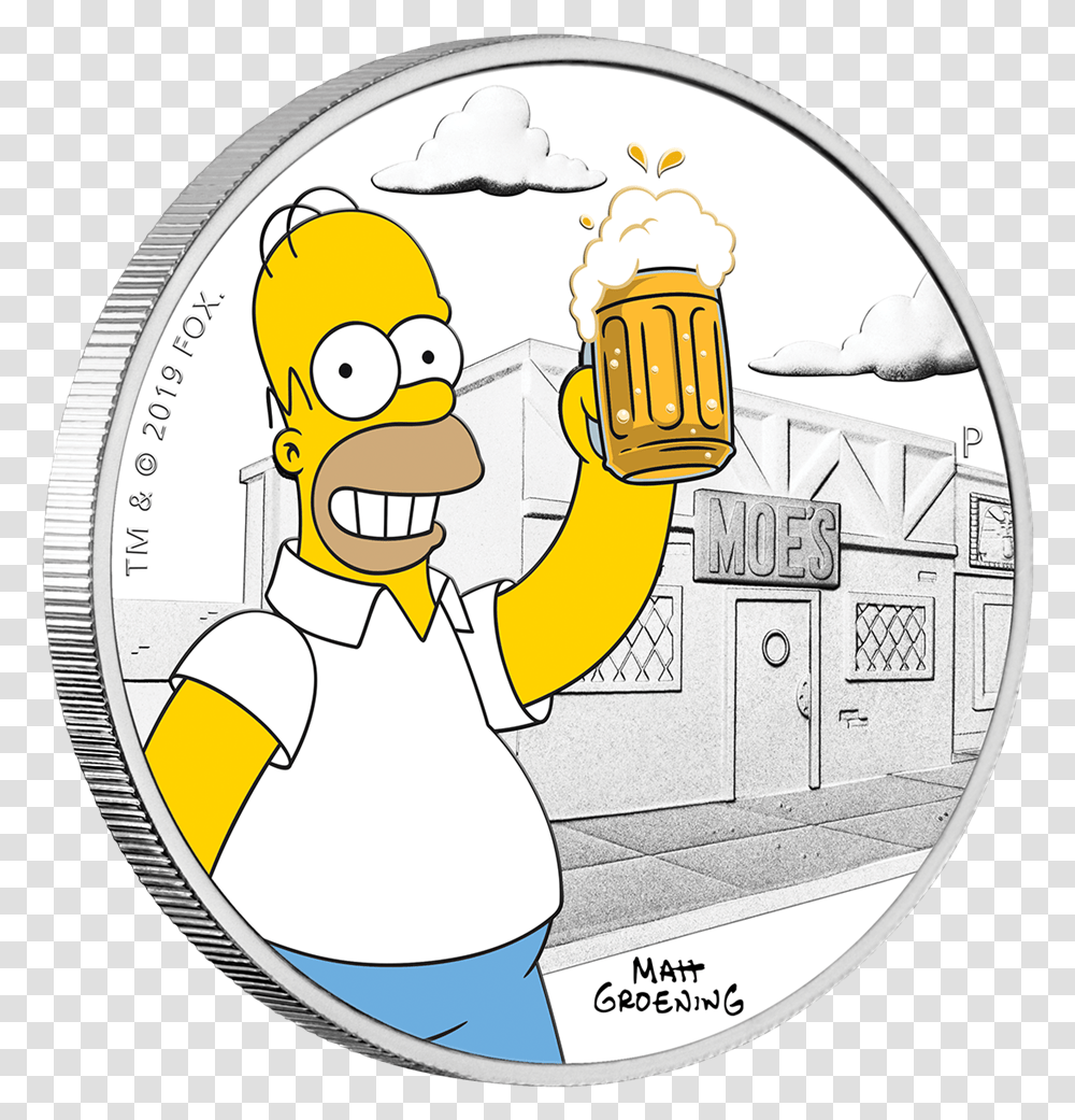 1 Homer Simpson, Glass, Beverage, Drink, Alcohol Transparent Png