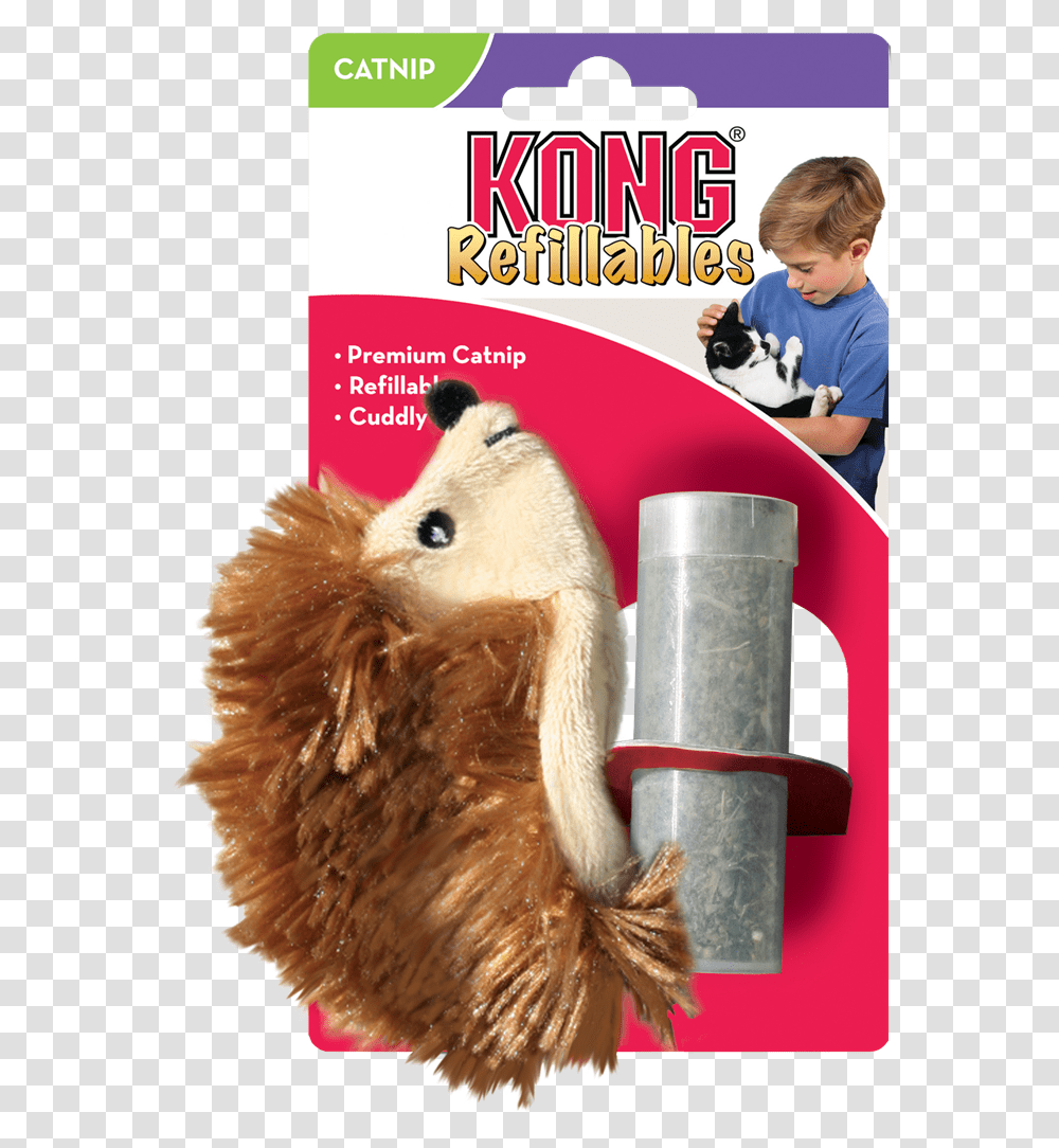 1 Kong Hedgehog With Catnip, Person, Bird, Animal, Mammal Transparent Png