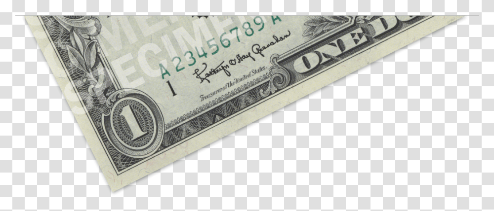 1 Raised Printing Dollar Bill, Money, Book Transparent Png