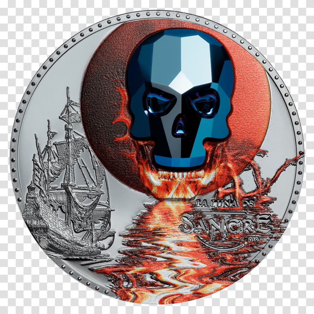 1 Republica De Guinea 1000 Francos Crystal Skull, Coin, Money, Logo Transparent Png