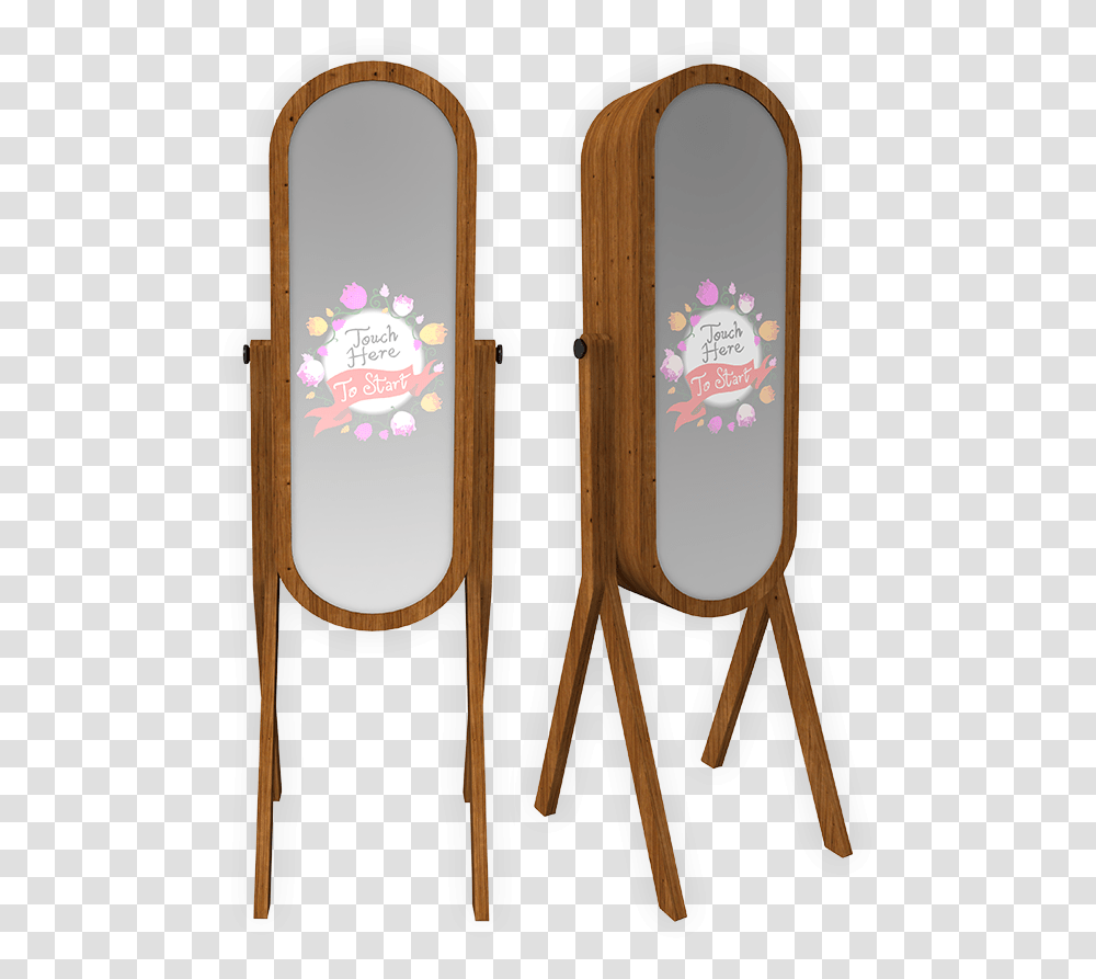 1 Retro Mirror Photo Booth, Furniture, Chair, Tabletop Transparent Png