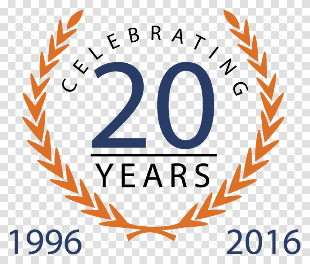 1 Year Anniversary 20 Years Anniversary Logo, Number, Poster Transparent Png