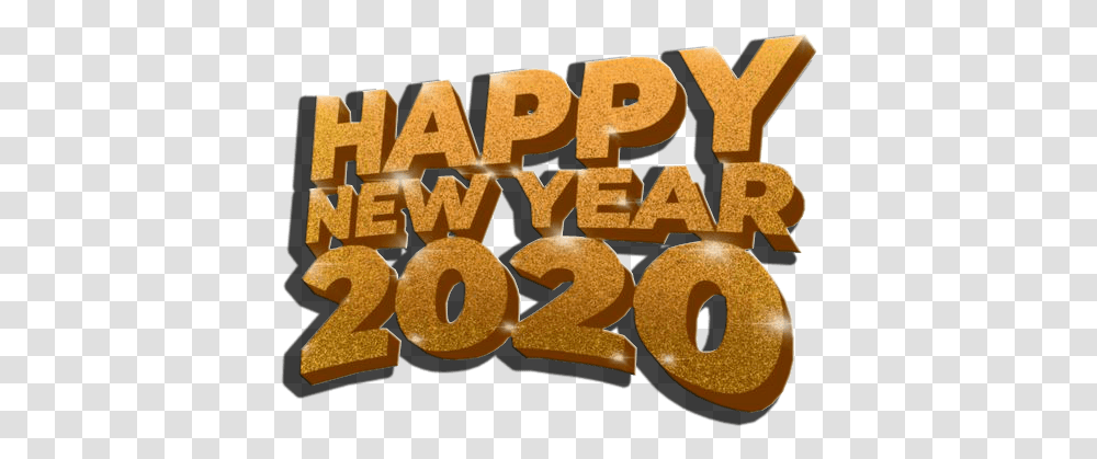 10 Happy New Year Text Images In Graphic Design, Alphabet, Word, Number Transparent Png