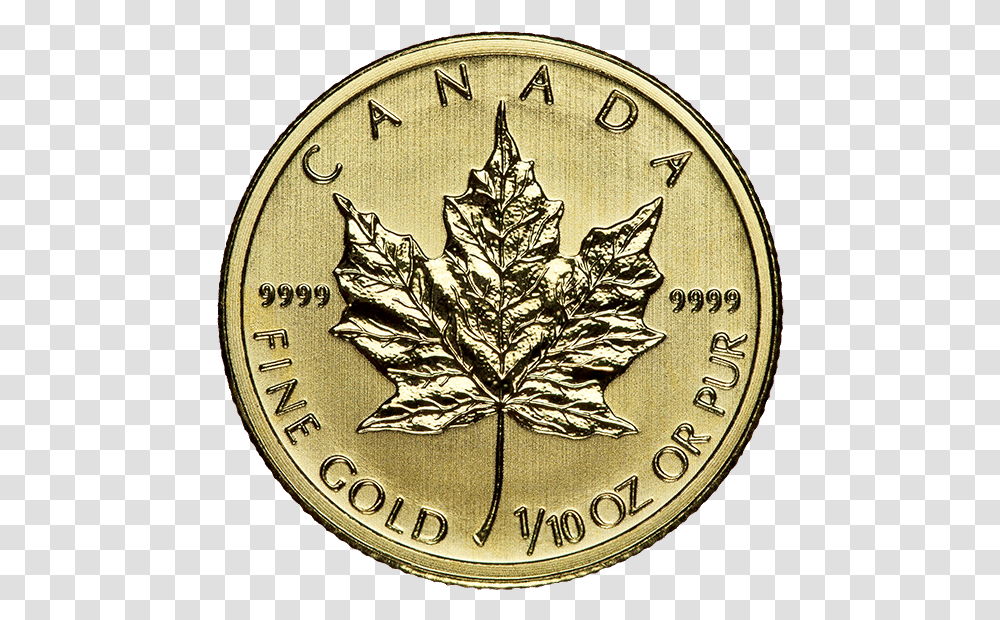 10 Oz Maple Leaf Gold, Clock Tower, Architecture, Building, Money Transparent Png