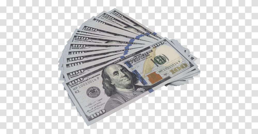 100 Bills 2500 New Series Full Print Prop Money New 100 Dollar Bill, Passport, Id Cards, Document, Text Transparent Png