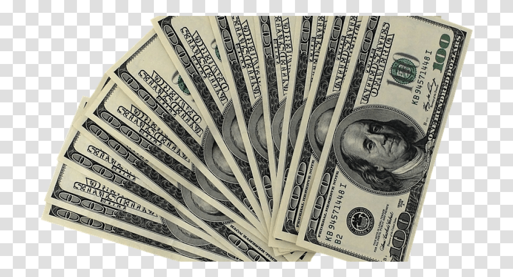 100 Dollar Bill, Book, Money Transparent Png