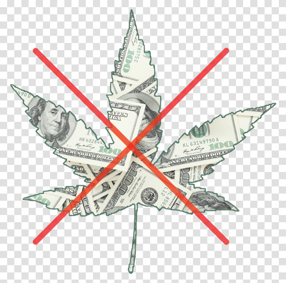 100 Dollar Bill, Leaf, Plant Transparent Png