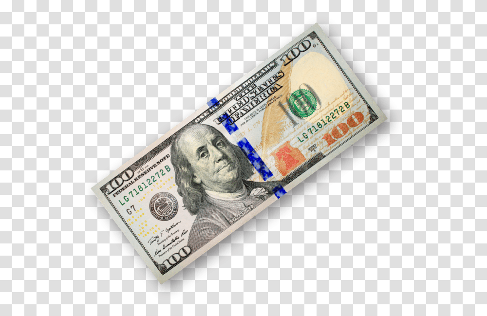 100 Dollar Bill, Money, Person, Human Transparent Png