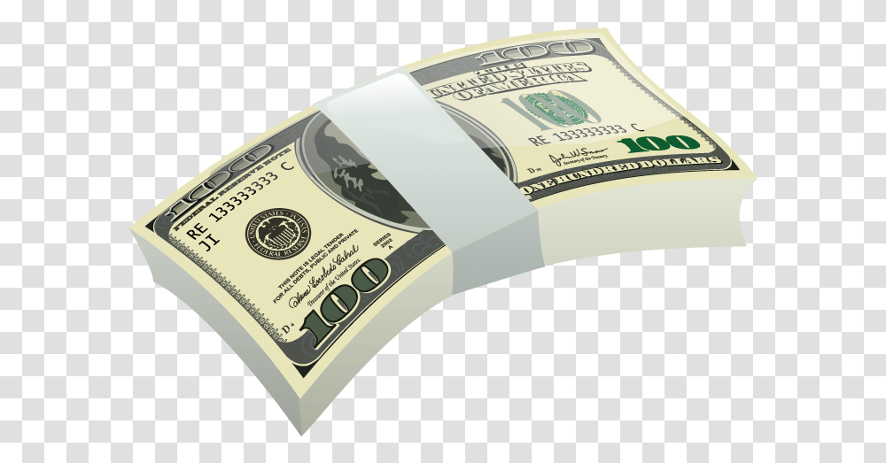 100 Dollar Bill, Money, Tape Transparent Png