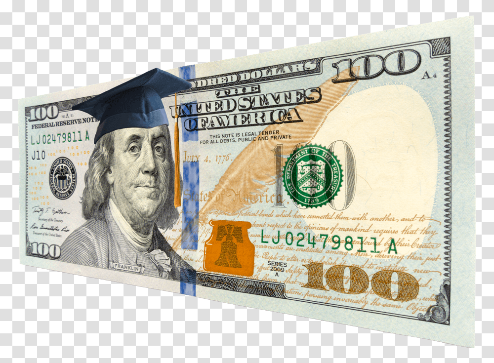 100 Dollar Bill New Dollar Notes Of, Money, Person, Human, Id Cards Transparent Png