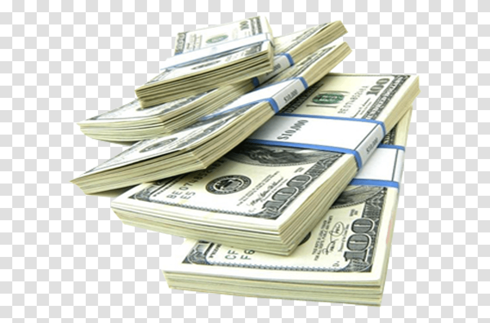100 Dollar Bill Stack, Money, Book Transparent Png