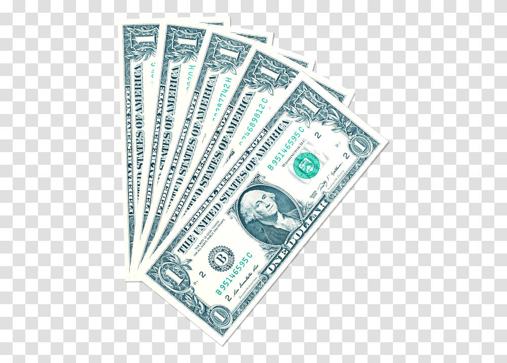 100 Dollar Bills Clipart Fan Of One Dollar Bills, Money, Person, Human, Rug Transparent Png