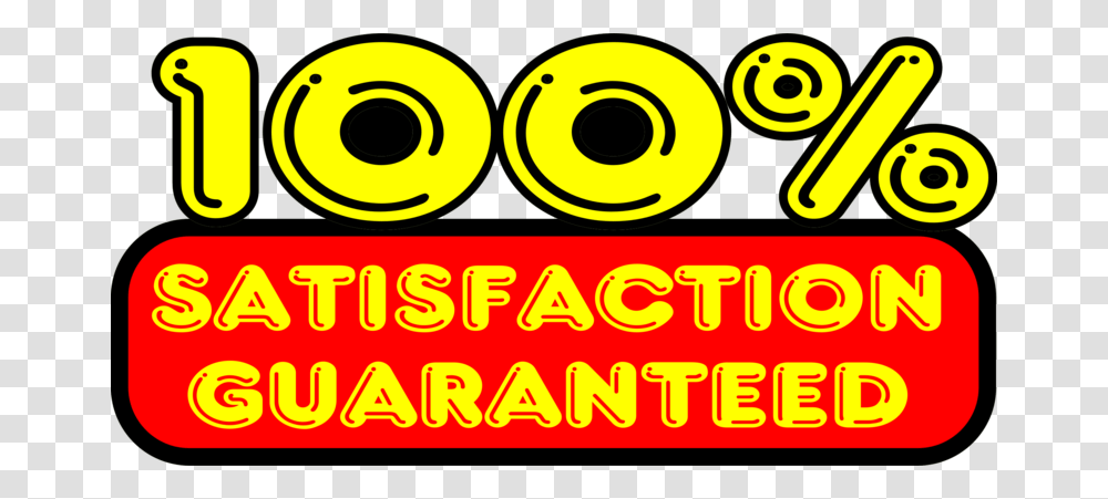 100 Satisfaction Guarantee 100 Satisfaction Guarantee Clipart, Label, Alphabet, Lighting Transparent Png