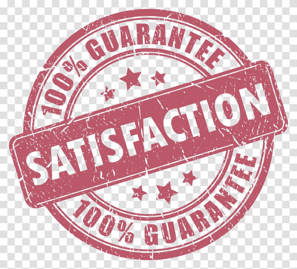 100 Satisfaction Guarantee Emblem, Home Decor, Logo, Trademark Transparent Png