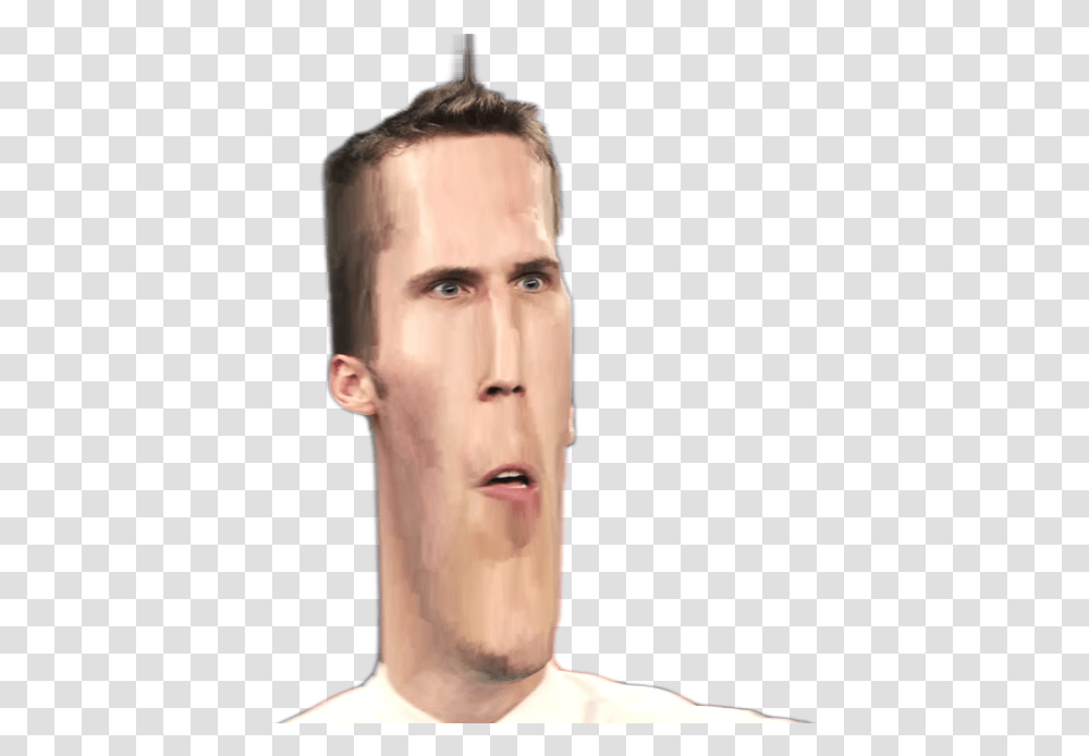 1016x633 Wut Download Jerma Shocked, Head, Face, Person, Human Transparent Png