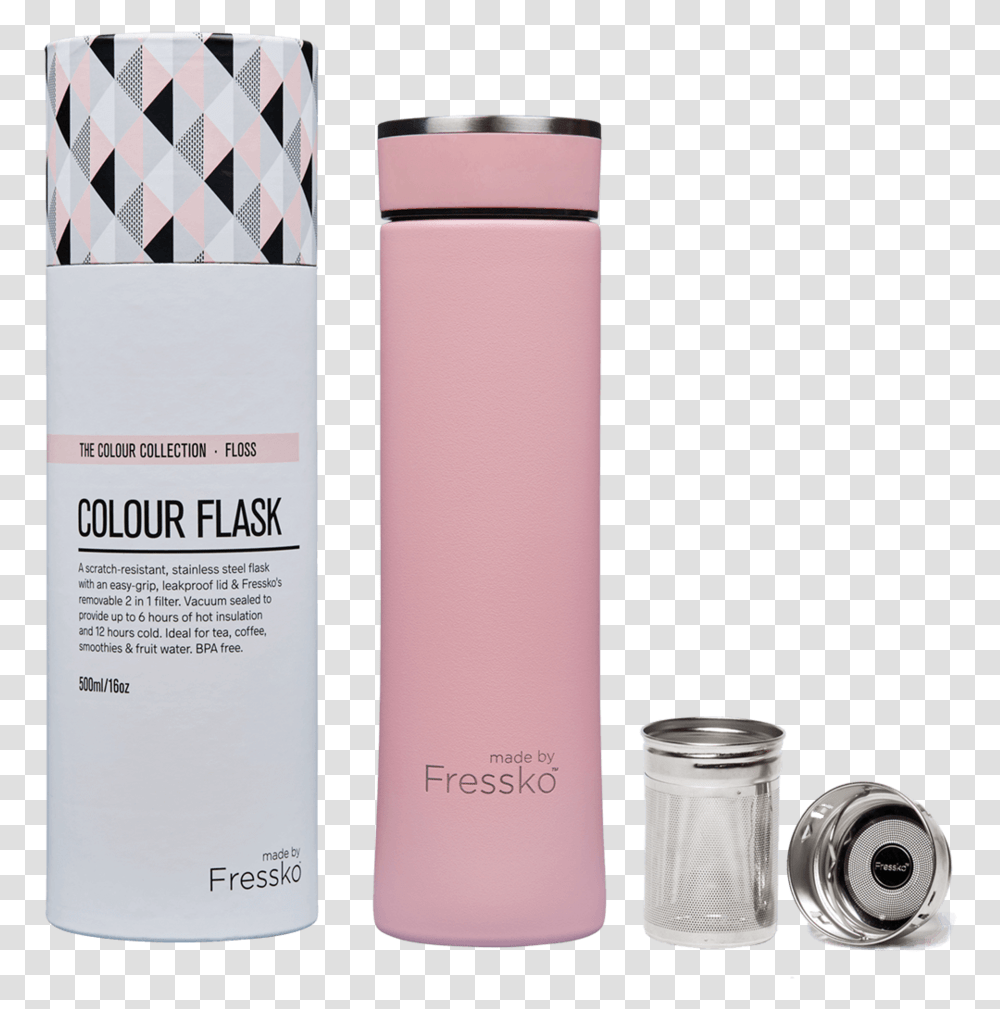 1080pxsq 018 Compressed Water Bottle Pink Colour, Shaker, Cylinder, Cosmetics, Perfume Transparent Png