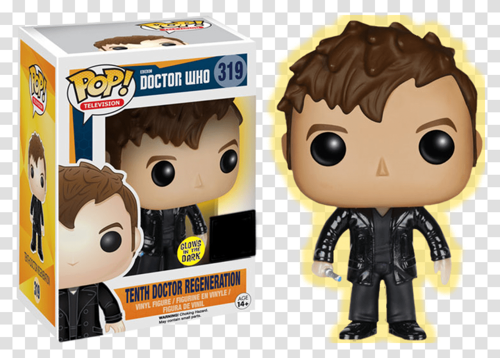 10th Doctor Funko Pop, Toy, Figurine, Plant, Doll Transparent Png