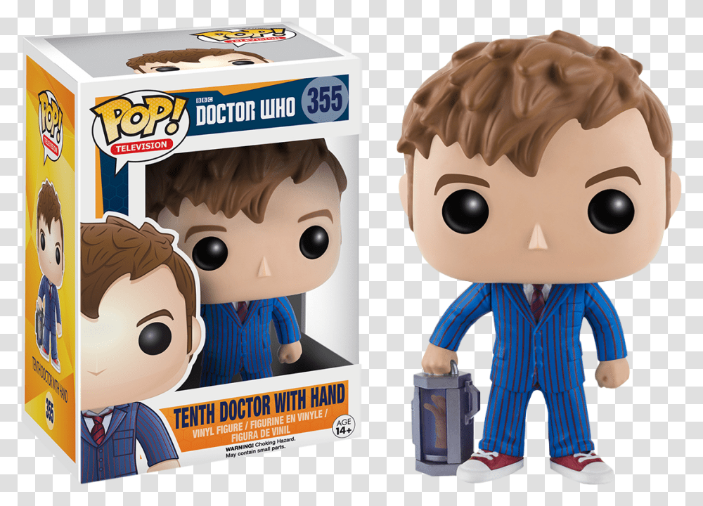 10th Doctor With Hand Pop Vinyl Figure Funko Pop Doctor Who Newest, Poster, Advertisement, Flyer, Paper Transparent Png