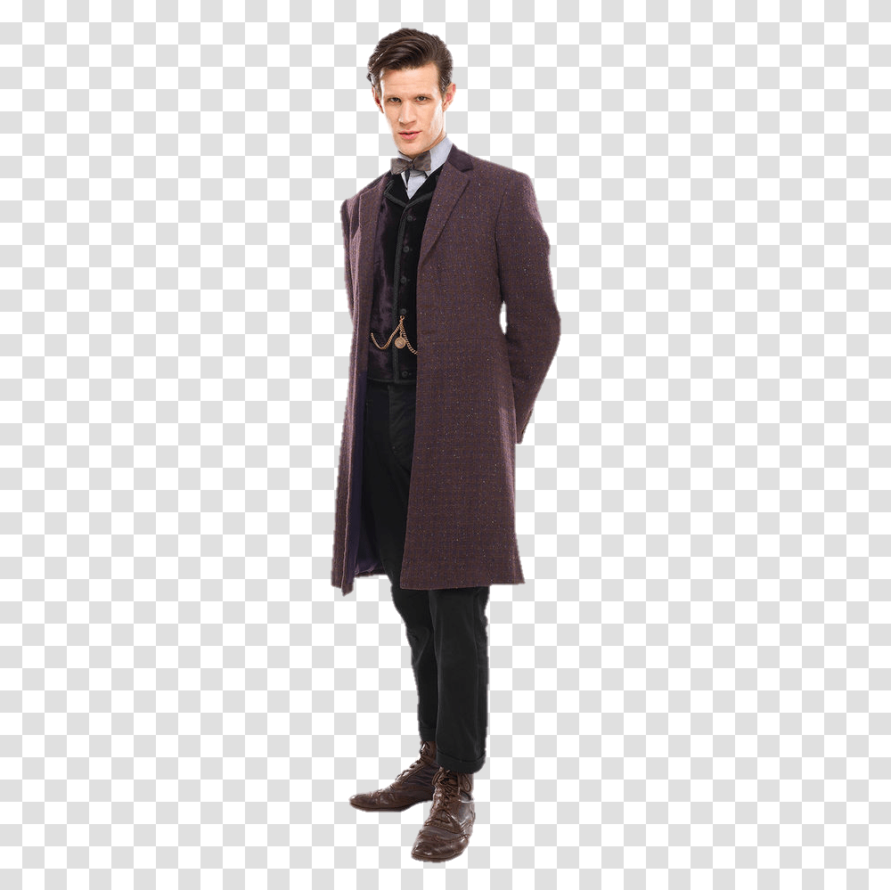 11th Doctor, Apparel, Coat, Person Transparent Png