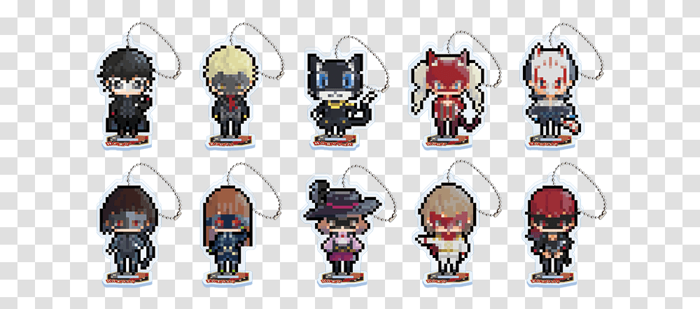 1201 Persona 5 Cafe In Akihabara Tokyo The Best Japan Persona Pixel, Nutcracker, Robot, Toy, Text Transparent Png