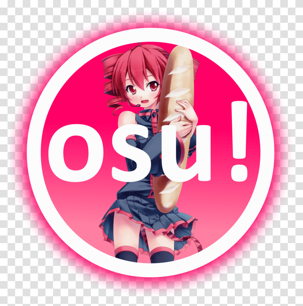 1280x1280 Osu Logos Kasane Teto By Jonathanmdful Osu, Poster, Advertisement, Comics, Book Transparent Png