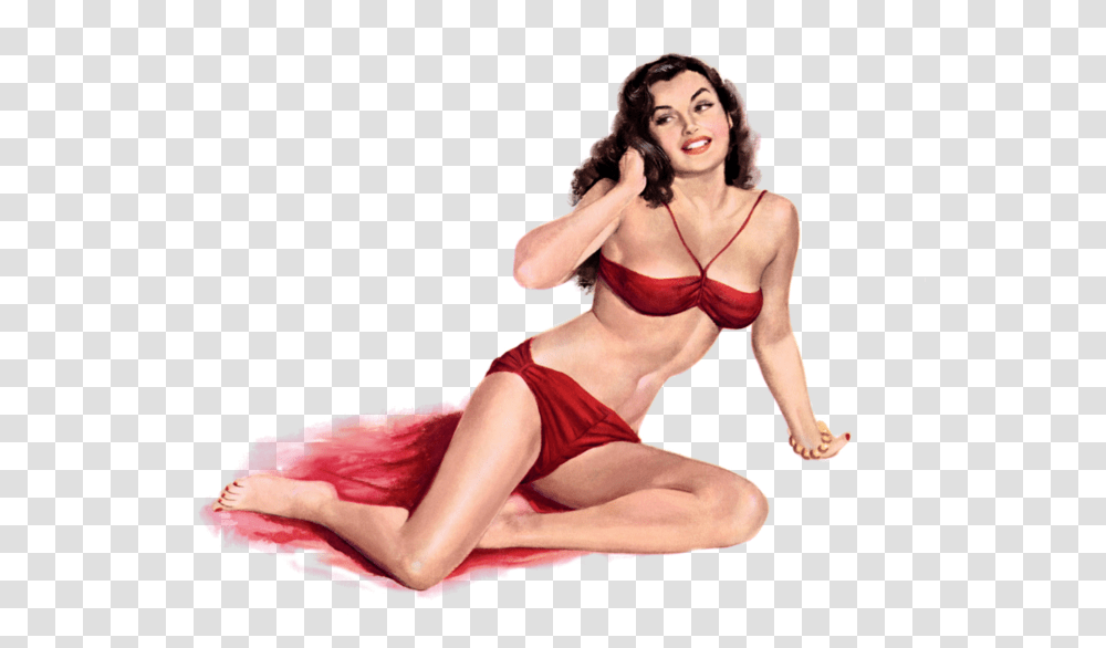05 Pin Up Girls Art, Person, Dance Pose, Leisure Activities Transparent Png
