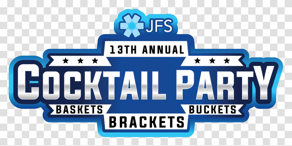 13th Annual Jfs Cocktail Party Electric Blue, Word, Advertisement, Poster Transparent Png