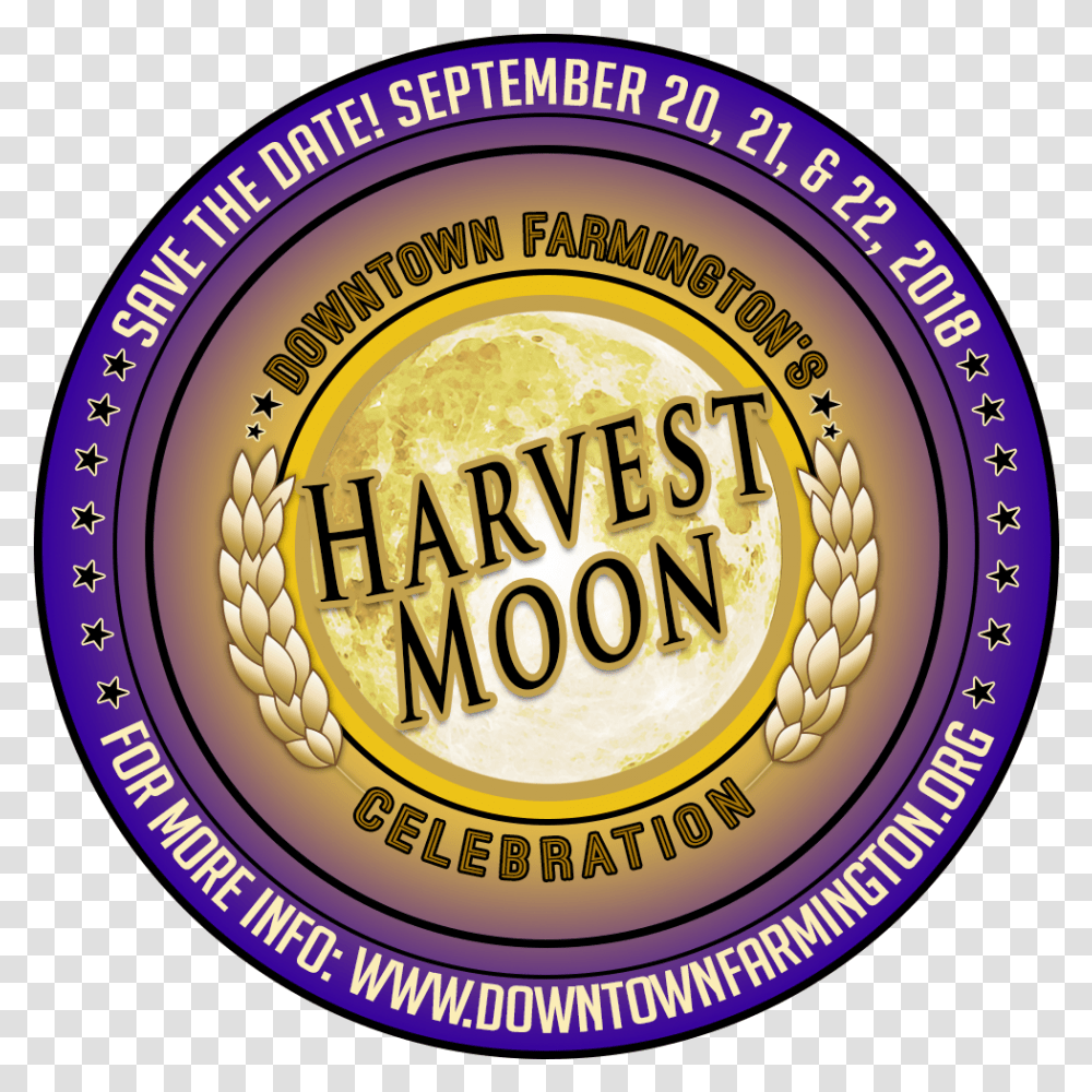 14th Annual Harvest Moon Celebration Real Madrid, Label, Logo Transparent Png