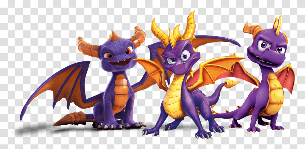 Spyro, Dragon, Toy Transparent Png