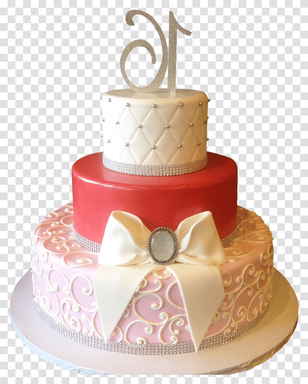 16th Birthday Cakes Images Tldn Elegant Sweet 16 Birthday Birthday Cake, Dessert, Food, Wedding Cake Transparent Png