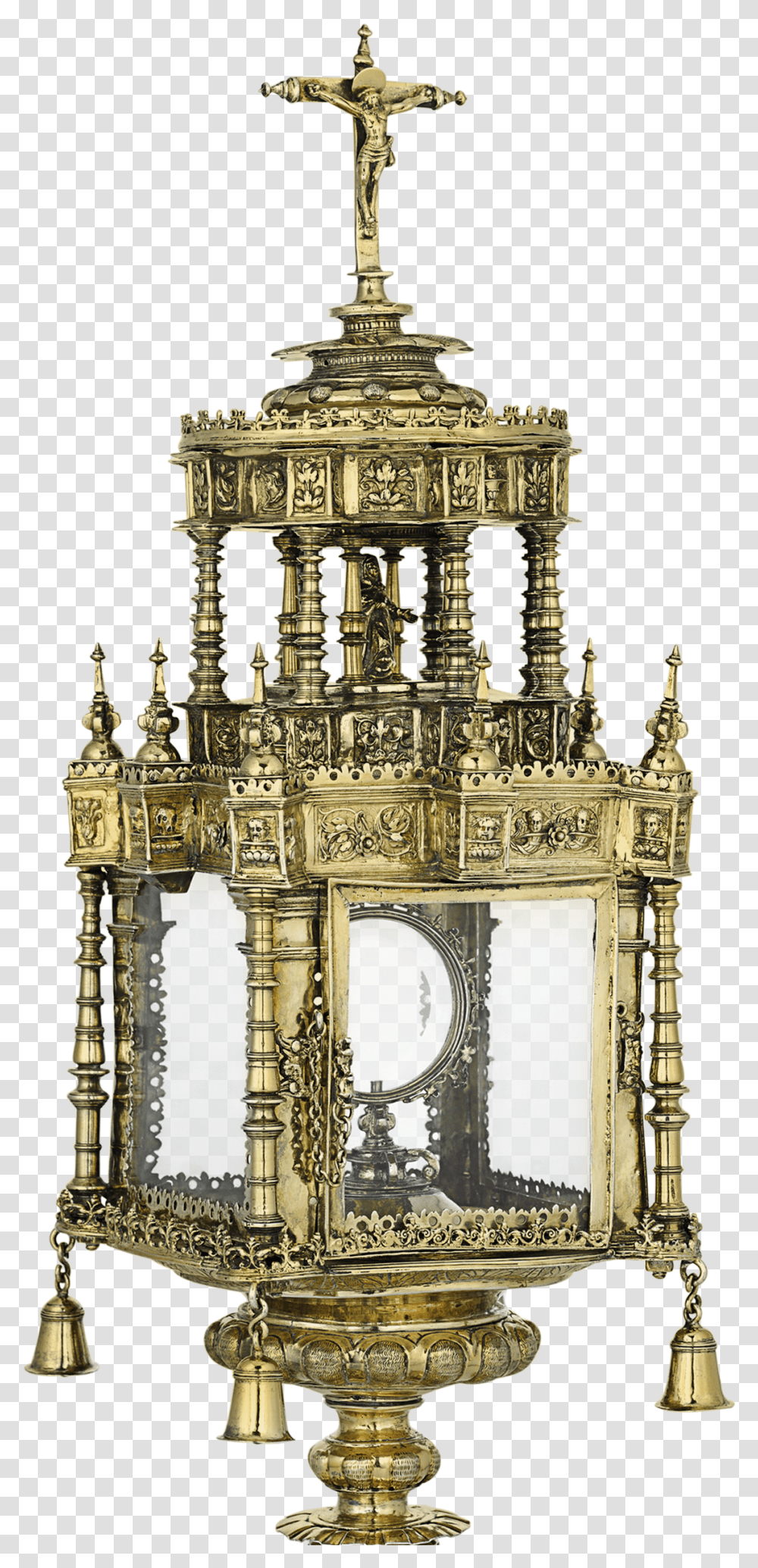 16th Century Spanish Silver Gilt Monstrance, Architecture, Building, Church, Tower Transparent Png