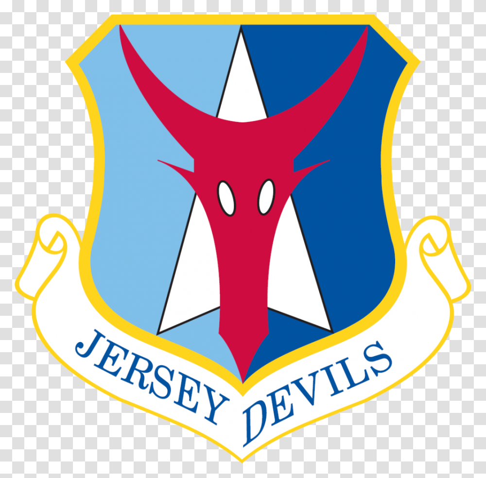 177th Fighter Wing 177th Fw Jersey Devils, Emblem, Logo, Trademark Transparent Png