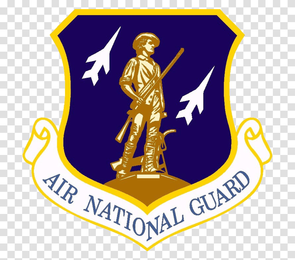 177th Fighter Wing New Jersey Air National Guard > Home Air National Guard Logo, Symbol, Emblem, Person Transparent Png