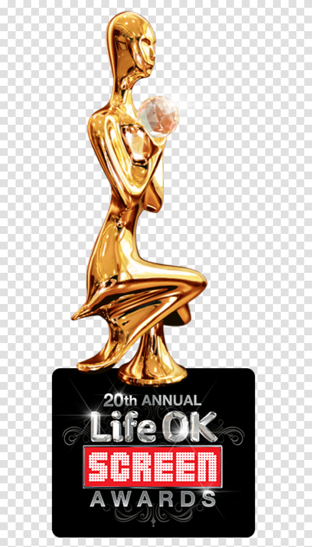17th Annual Star Screen Awards, Trophy, Logo, Trademark Transparent Png