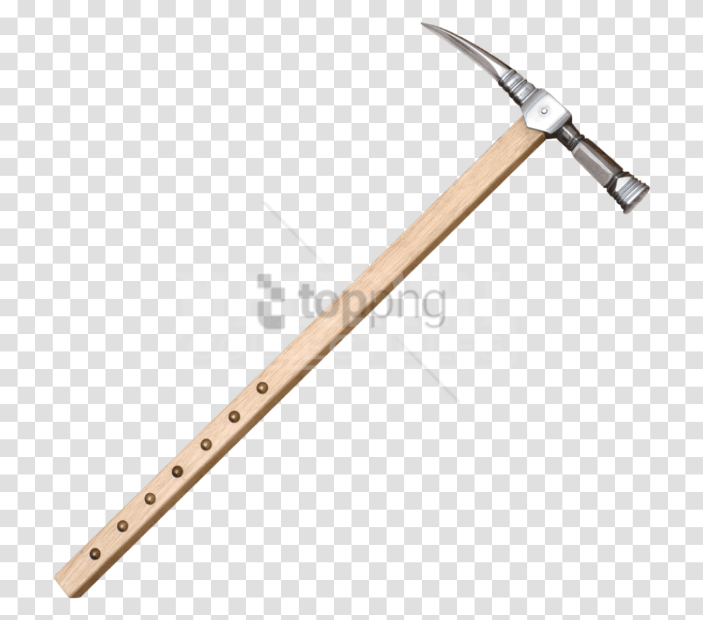 17th Century War Hammer Weapon 17th Century War Hammer, Axe, Tool, Sword, Blade Transparent Png