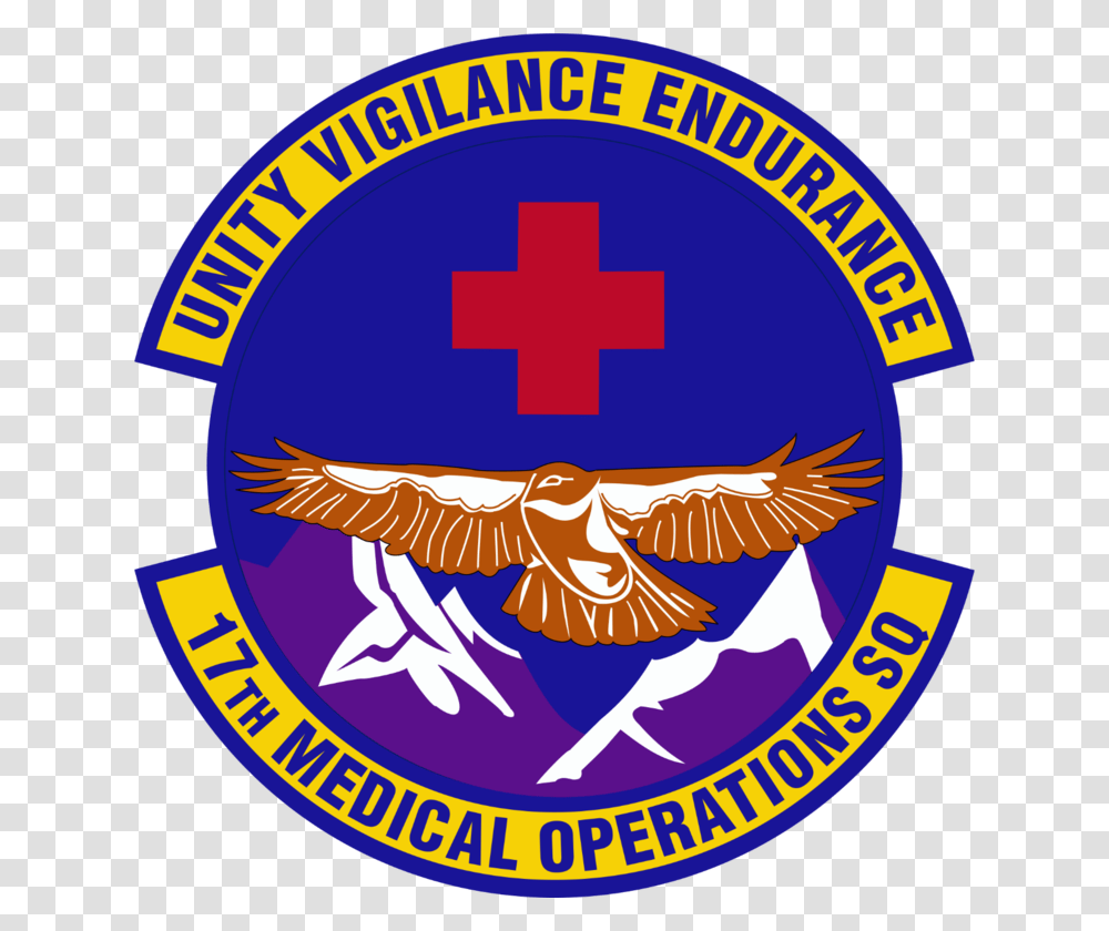 17th Medical Operations Squadron Emblem Fighter Squadron, Logo, Trademark, First Aid Transparent Png