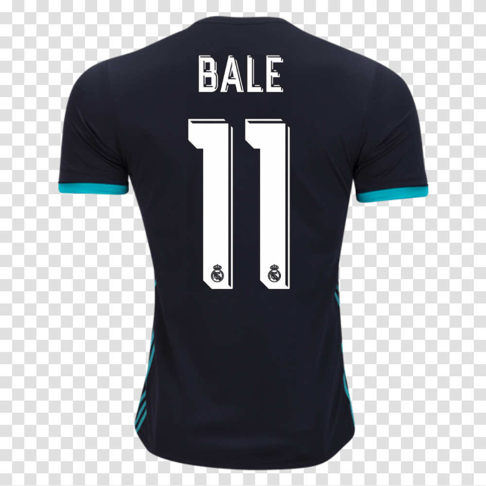18 Real Madrid Away Football Shirt Gareth Bale Active Shirt, Apparel, Jersey Transparent Png