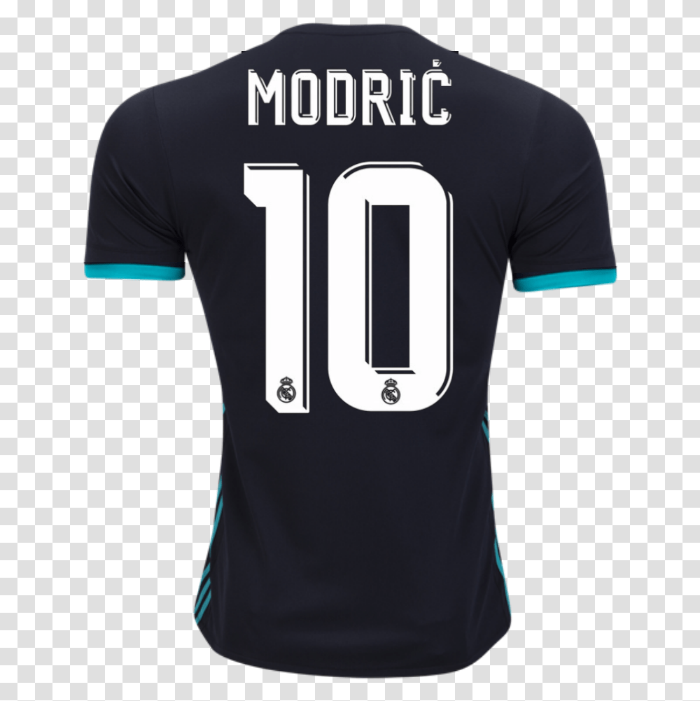 18 Real Madrid Away Football Shirt Luka Modri Sports Jersey, Apparel, T-Shirt Transparent Png