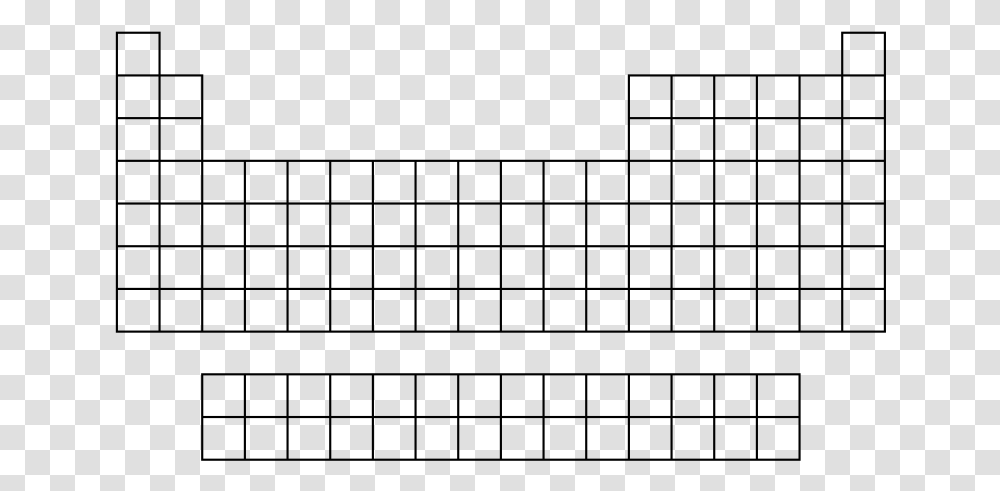 184 Pixels Blank Periodic Table, Gray, World Of Warcraft Transparent Png