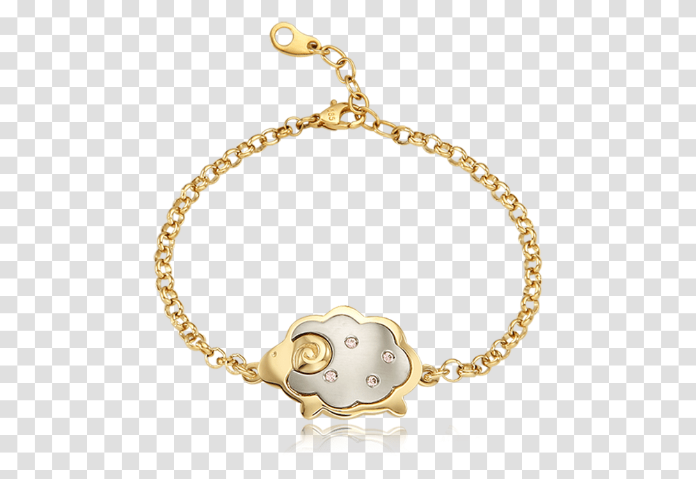 18k Gold Oriental Zodiac Pink Sheep Baby Bracelet Bracelet, Jewelry, Accessories, Accessory Transparent Png