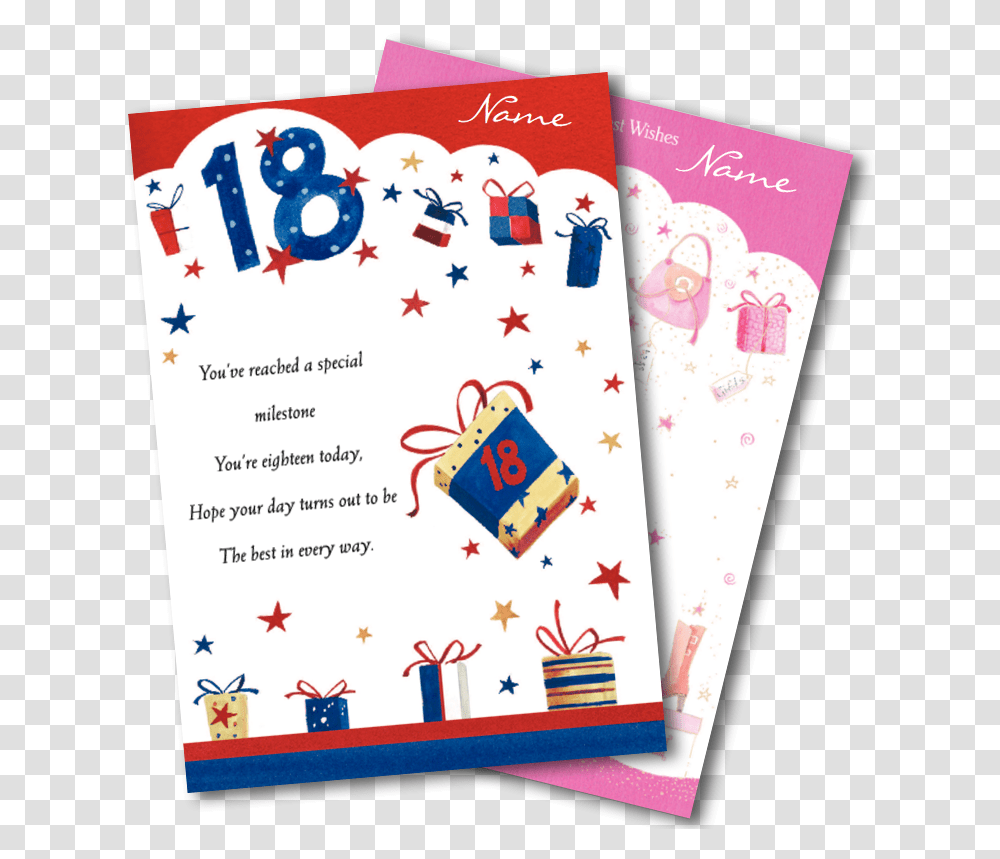 18th Birthday Clipart Greeting Card, Envelope, Mail, Paper Transparent Png
