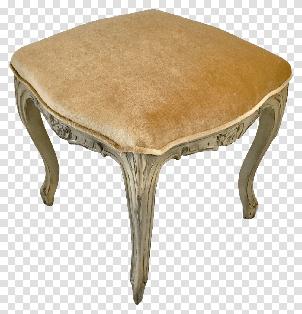 18th Century Todd Hase Textiles Silk Mohair Gold Ottoman Stool, Furniture, Chair, Table, Bar Stool Transparent Png